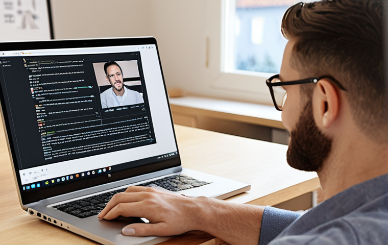 Blogger using AI for Article Writing**

Prompt: A person sitting at a desk, smiling, with a laptop displaying an AI writing tool interface (like Jasper or Rytr). The background shows a bright, modern home office. Focus on the ease and efficiency of using AI.

**