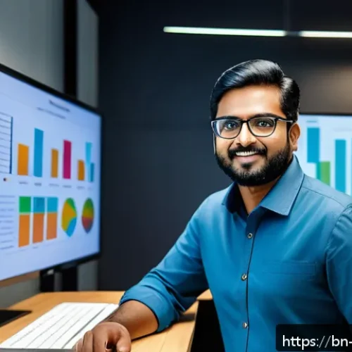Home 31 라이선스 사업 수익 모델 - A professional Bengali entrepreneur in a modern office setting, analyzing various types of licenses ...