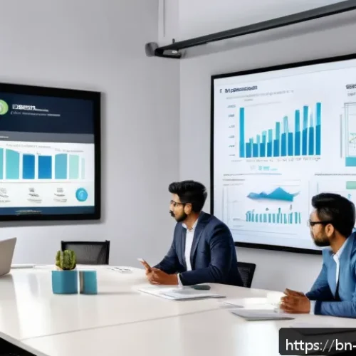 Home 17 기업 협찬 수익 구조 - A professional business meeting scene featuring diverse Bengali entrepreneurs discussing brand spons...